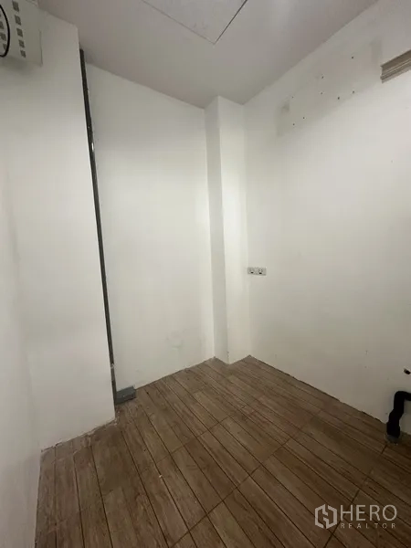 Office Space for rent - Compact utility room with tiled floor, sockets and plumbing points.