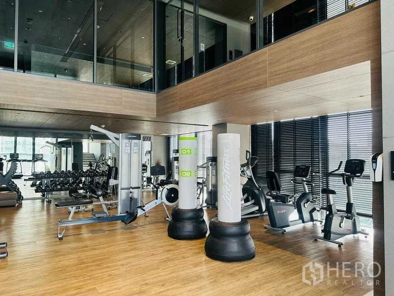 คอนโด ให้เช่าในKhlong Toei, Bangkok - ฟิตเนสครบครัน เครื่องคาร์ดิโอ อุปกรณ์เวท และกระสอบซ้อมชก