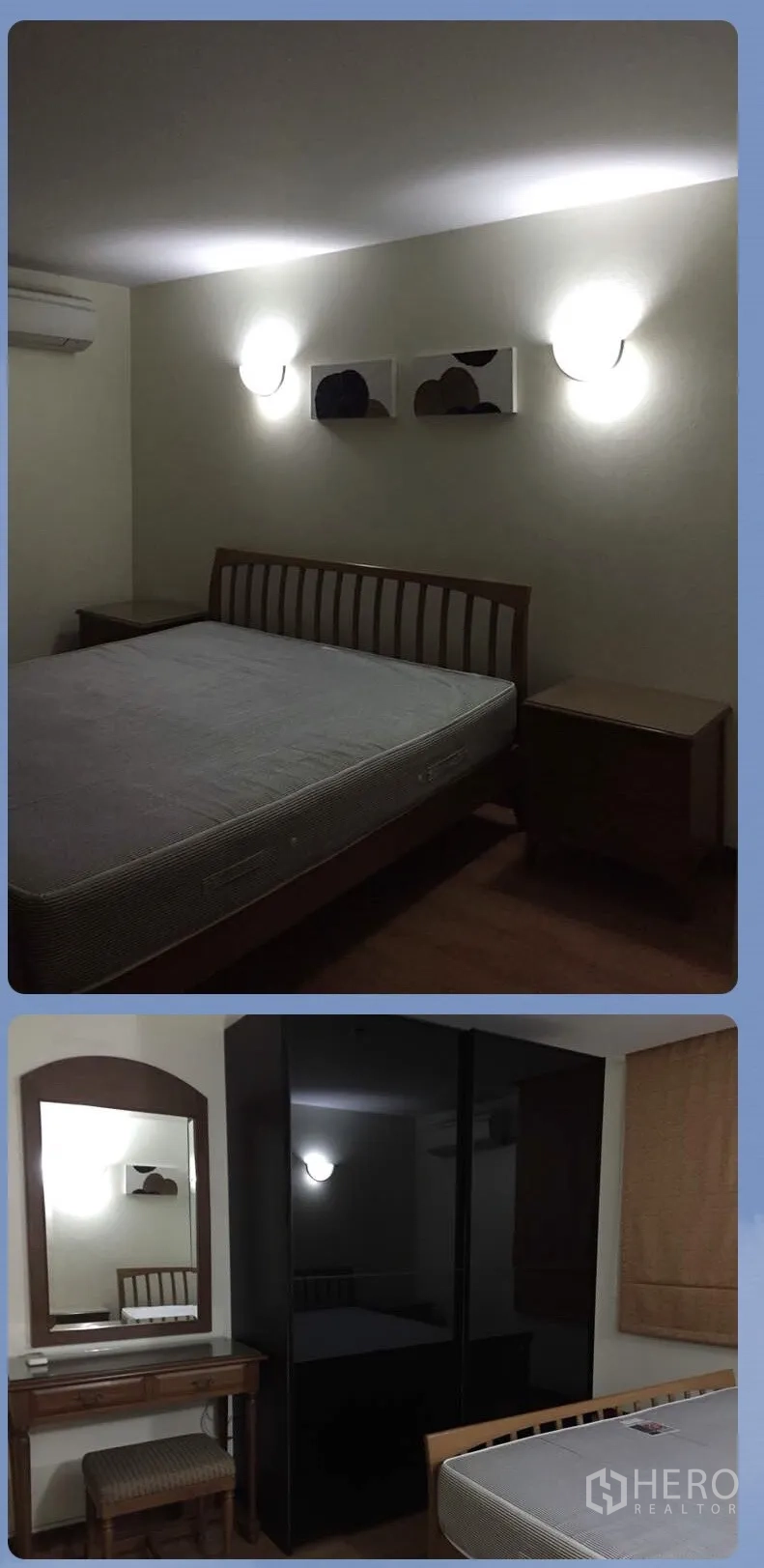 คอนโด ให้เช่าในWatthana, Bangkok - มุมมองจากโต๊ะอาหารเข้าสู่ครัวแยก หน้าบานไม้และพื้นกระเบื้อง