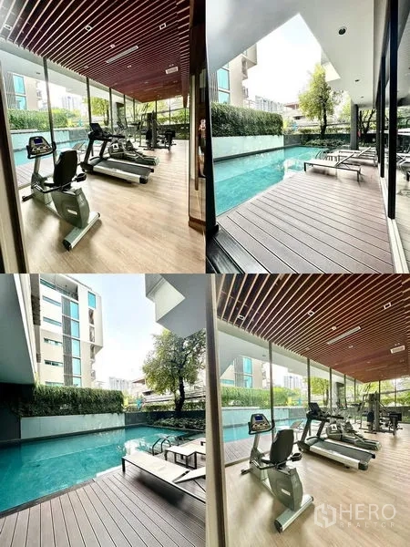 公寓 出租 - 拼图：临泳池健身房，跑步机与日光甲板度假式氛围