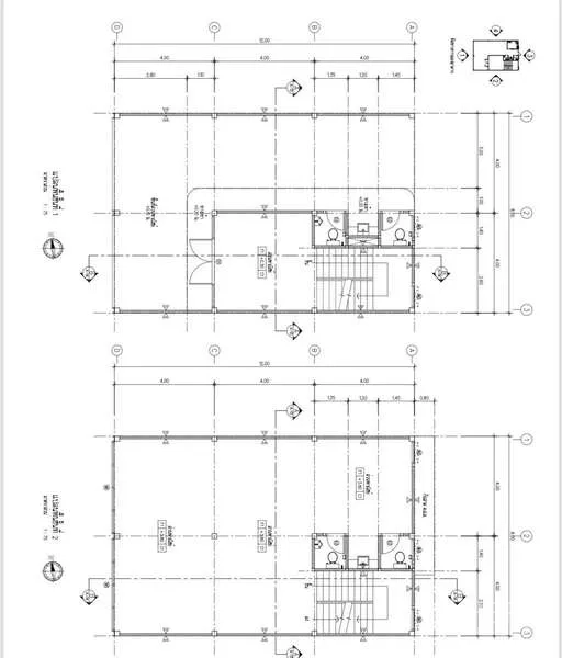 Home Office for sale in Bang Phli, Samut Prakan - Modern multi-storey home office exterior under construction on a quiet lane beside residential buildings.