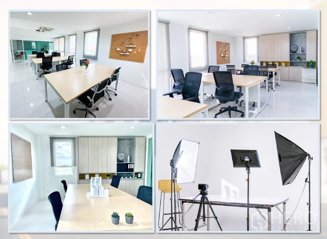 คลังสินค้า ขายในLam Luk Ka, Pathum Thani - รวมภาพออฟฟิศโอเพนสเปซและสตูดิโอถ่ายภาพพร้อมไฟและกล้อง