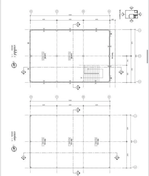 Home Office for sale in Bang Phli, Samut Prakan - Architectural floor plan drawings detailing the multi-storey home office layout.
