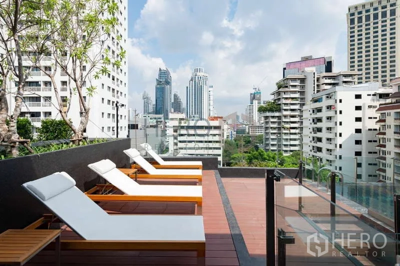 คอนโด ขาย - สกายเดคพร้อมเตียงอาบแดดและวิวเมืองแบบพาโนรามา
