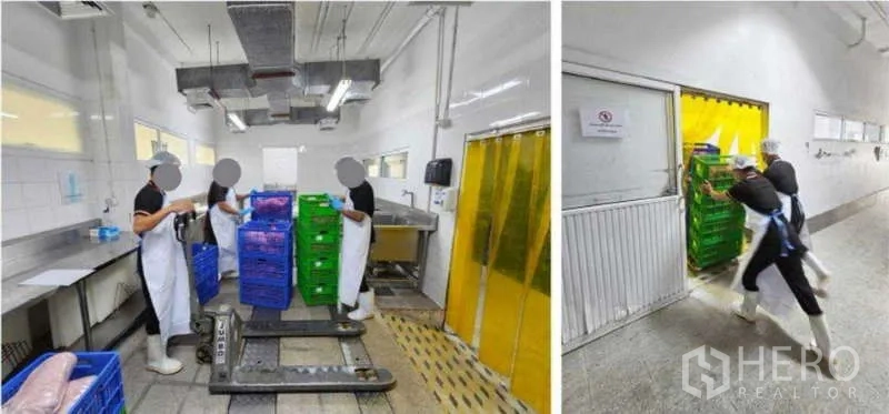 สำนักงาน ให้เช่าหรือขายในWatthana, Bangkok - โซนอุณหภูมิต่ำพร้อมเครื่องชั่งพาเลตและประตูม่าน PVC เข้าสู่ห้องเย็น