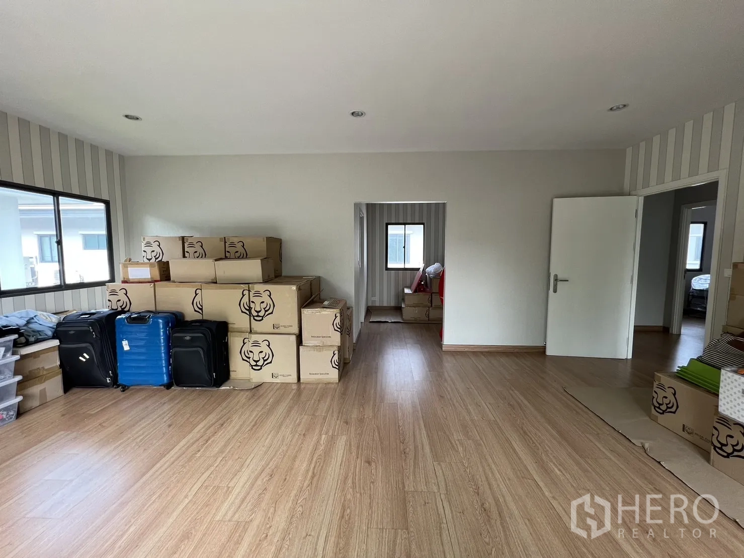 Detached House for sale in Suan Luang, Bangkok - Another view of the upper lounge leading to bedrooms.