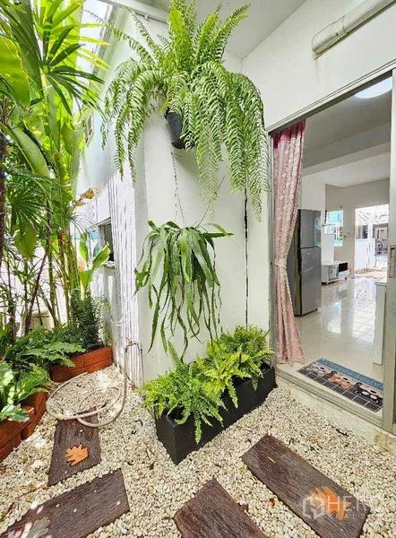 สำนักงานที่บ้าน ให้เช่าหรือขายในSuan Luang, Bangkok - สวนกรวดขนาดกะทัดรัด พันธุ์ไม้ทรอปิคัลข้างตัวบ้าน