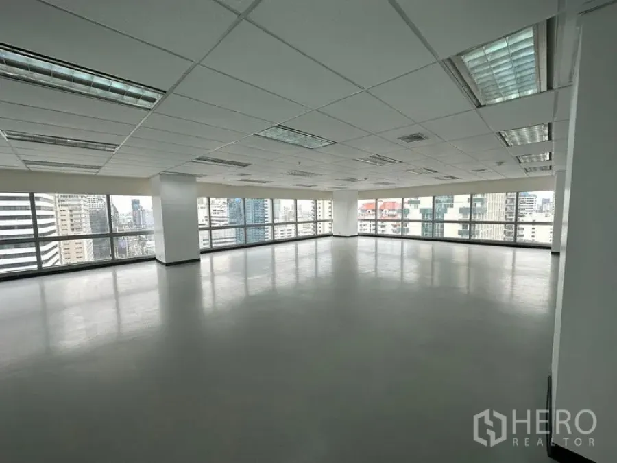 Office Space for rent - Corner office space with panoramic windows, abundant natural light and skyline outlook.