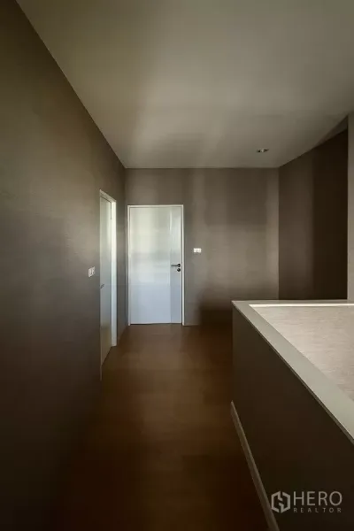 Detached House for sale - Upper floor landing with neutral walls and white doors leading to bedrooms.